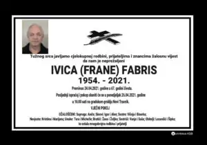 Preminuo Ivica Fabris