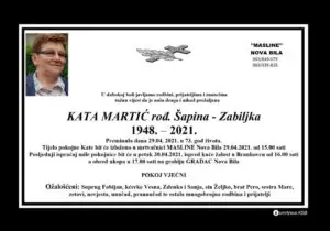 Preminula Kata Martić