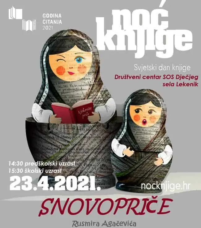 Jubilarna Noć knjige / Snovopriče Rusmira Agačevića u petak 23. aprila