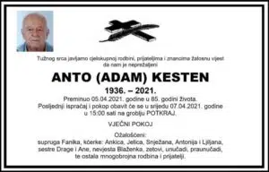 Preminuo Anto Kesten