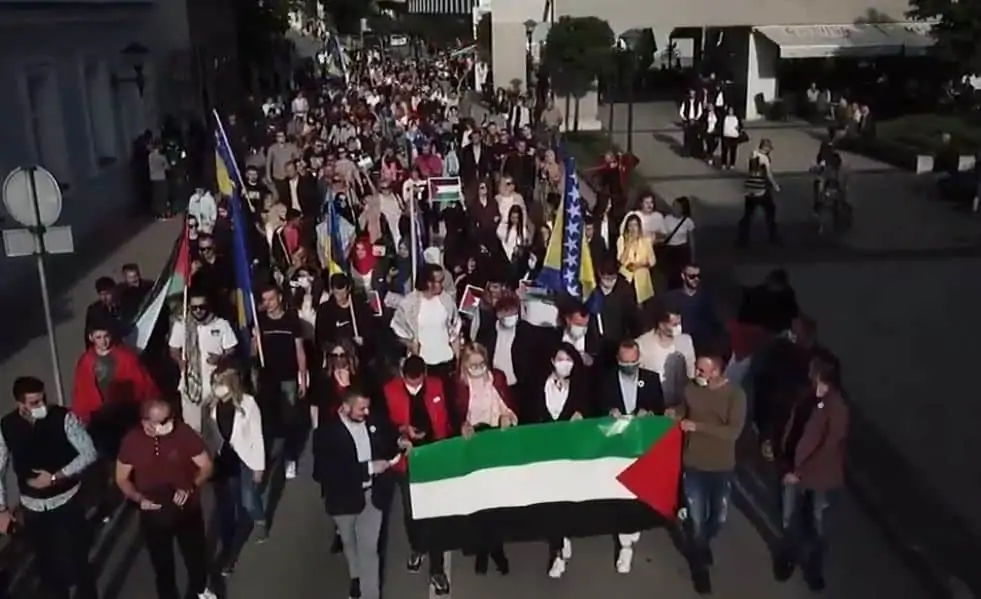 (VIDEO) Podrška narodu Palestine upućena iz Travnika