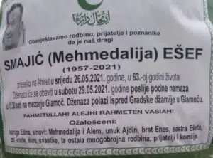 Preminuo Ešef Smajić
