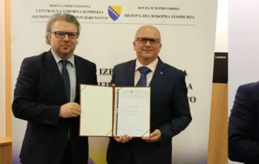 Načelniku Travnika uručeno Uvjerenje o dodjeli mandata
