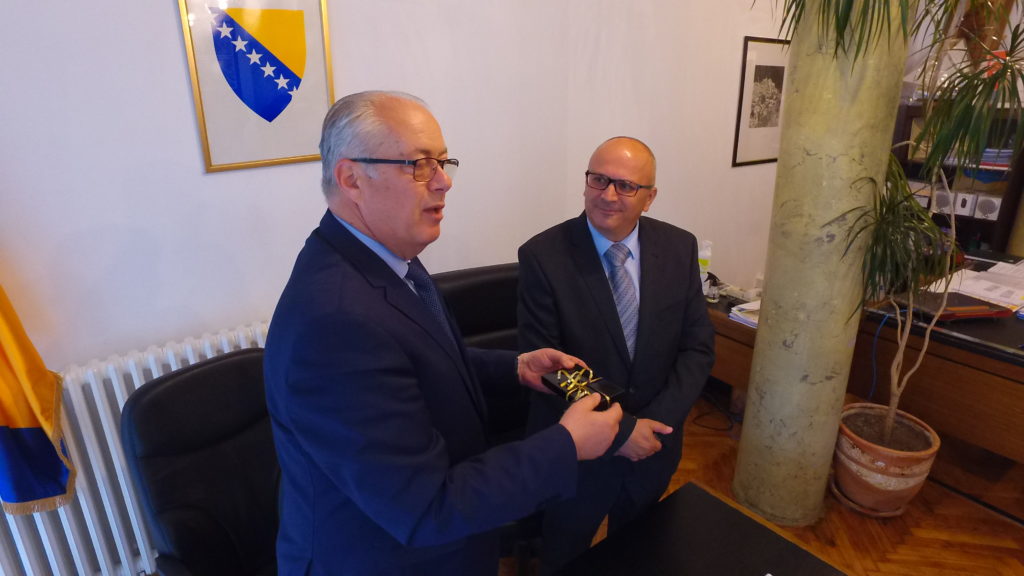 (FOTO/VIDEO) Izvršena primopredaja dužnosti između Hadžiemrića i Dautovića