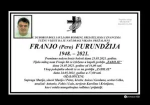 Preminuo Franjo Furundžija