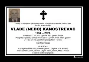 Preminuo Neđo Kanostrevac