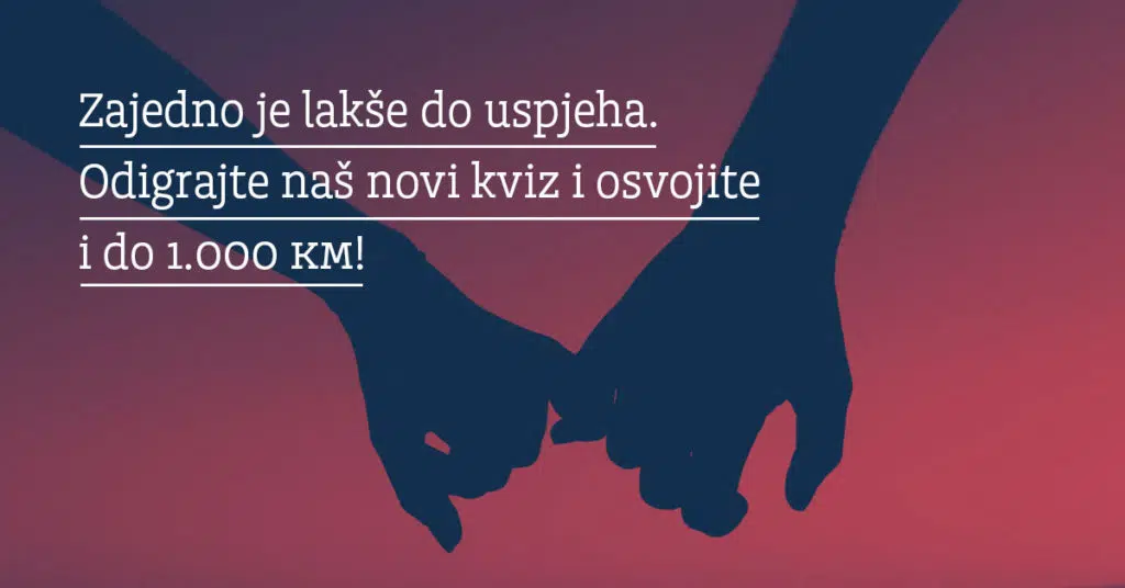 „Slavni parovi“ – novi nagradni kviz Addiko Bank Sarajevo