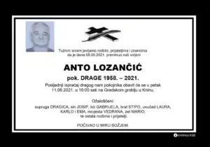 Preminuo Anto Lozančić