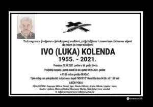 Preminuo Ivo Kolenda
