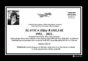 Preminula Slavica Ramljak