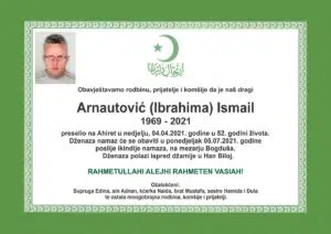 Preminuo Ismail Arnautović