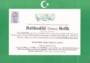 Preminuo Refik Balihodžić