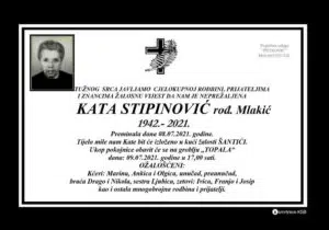 Preminula Kata Stipinović