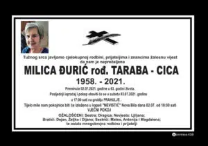 Preminula Milica Đurić