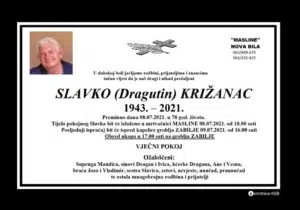 Preminuo Slavko Križanac