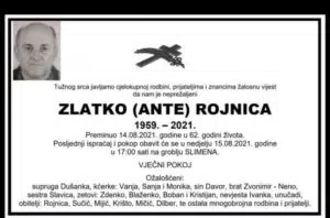 Preminuo Zlatko Rojnica