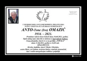 Preminuo Anto-Tone Omazić