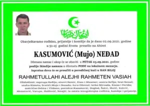 Preminuo Neđad Kasumović