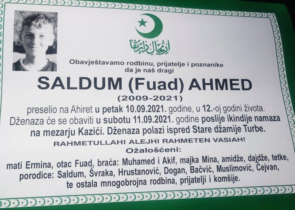 Tragično preminuo Ahmed Saldum