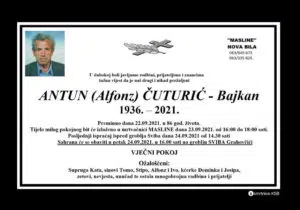 Preminuo Antun Čuturić - Bajkan