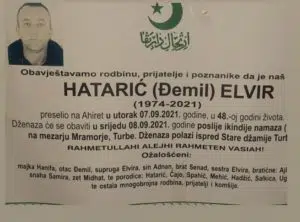 Preminuo Elvir Hatarić