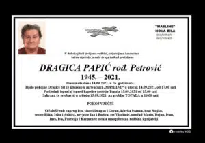 Preminula Dragica Papić