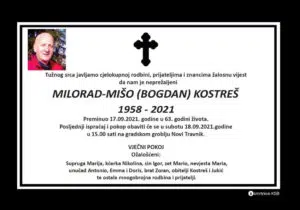 Preminuo Milorad - Mišo Kostreš