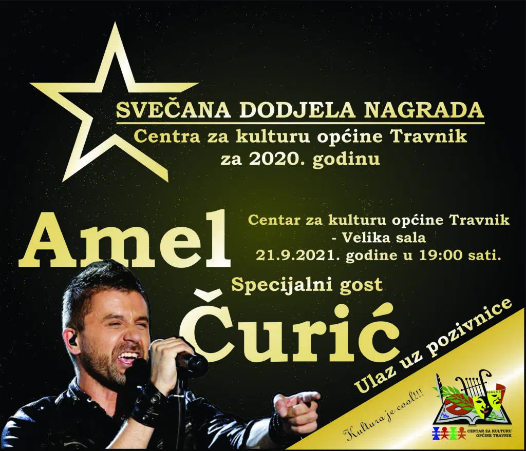 Travnik/ U utorak svečana dodjela nagrada Centra za kulturu općine Travnik