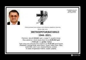 Preminuo Sretko Batarilo