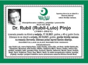 Preminuo Rubil Pinjo