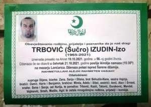 Preminuo Trbović Izudin-Izo