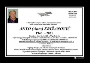 Preminuo Anto Križanović