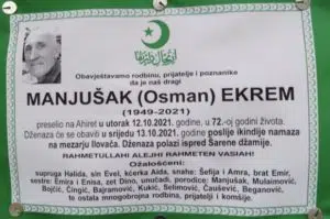 Preminuo Ekrem Manjušak