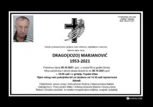 Preminuo Drago Marjanović
