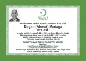 Preminuo Dogan Medaga