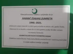 Preminula Zumreta Habibić