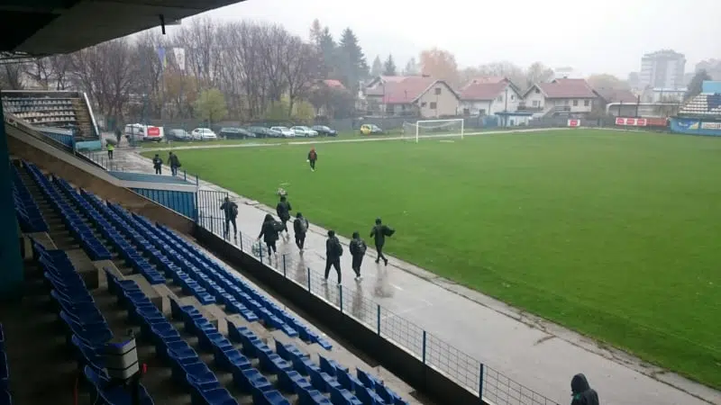 (FOTO) NK Travnik/ Odgođena utakmica na Piroti protiv Budućnosti