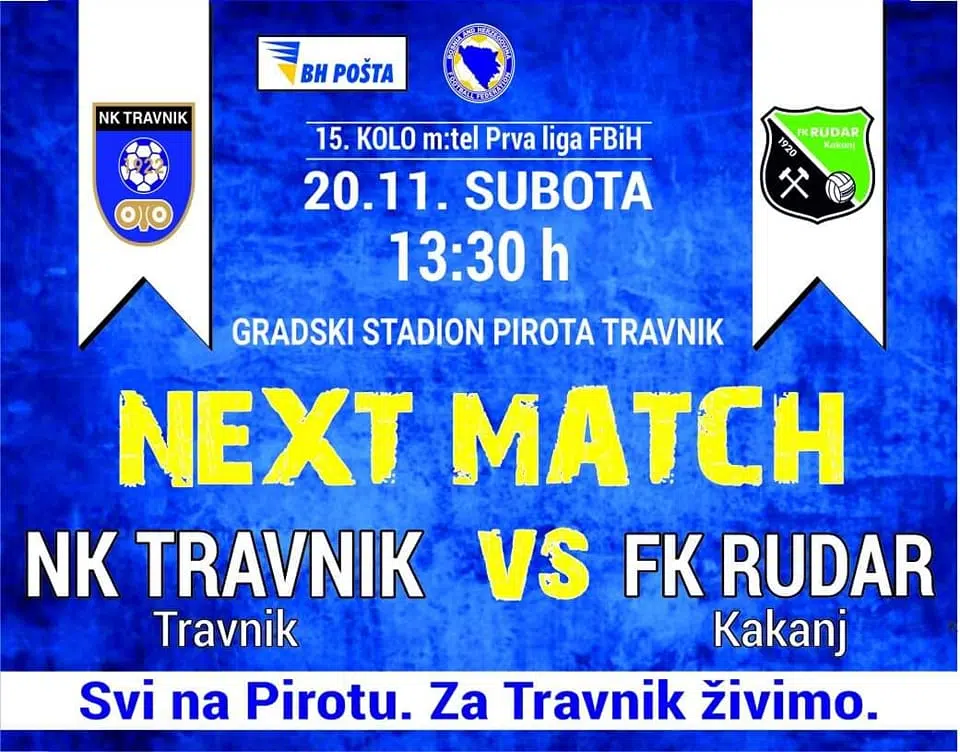Sutra na Piroti gostuje FK Rudar Kakanj