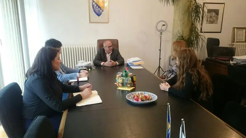 (FOTO) Dautović ugostio Karlu Kusturu, prvakinju BiH u biciklizmu