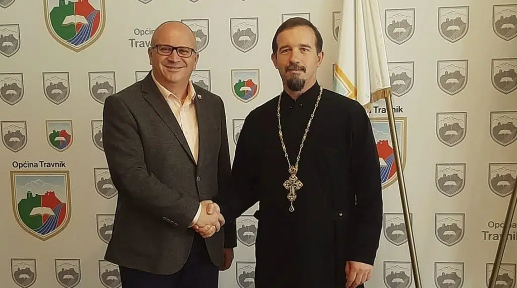 Kenan Dautović i travnički paroh održali sastanak