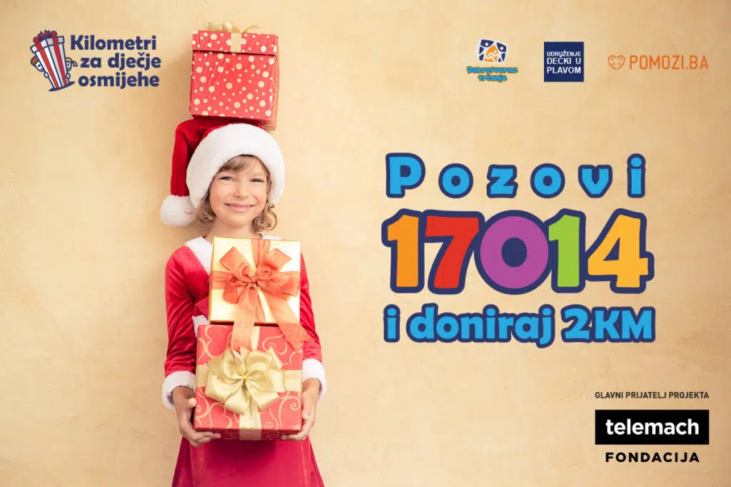 Projekat „Kilometri za dječije osmijehe“ podržala Telemach fondacija