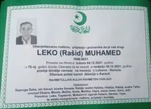 Preminuo Leko Muhamed