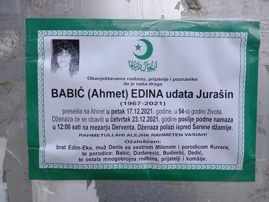 Preminula Edina Jurašin