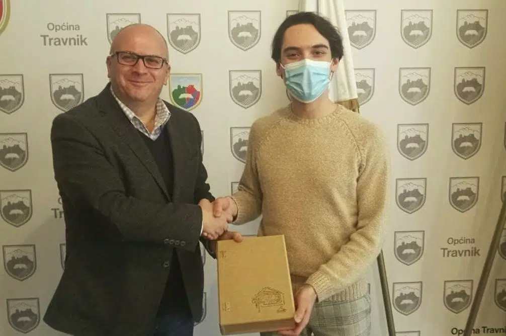 (FOTO) Dautović ugostio Muniba Mešinovića, dobitnika Rhodes stipendije