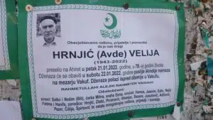 Preminuo Velija Hrnjić