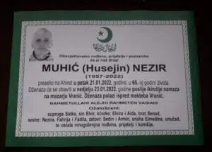 Preminuo treći član porodice Muhić