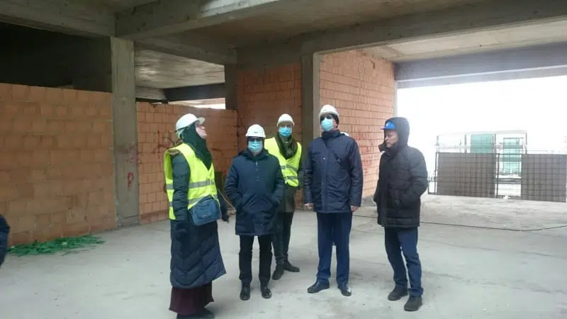 (FOTO/VIDEO) Dautović i Lendo obišli gradilište Srednjoškolskog centra u Travniku