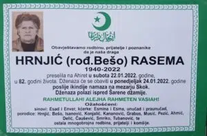Preminula Rasema Hrnjić