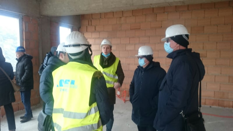 (FOTO/VIDEO) Dautović i Lendo obišli gradilište Srednjoškolskog centra u Travniku