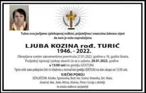 Preminula Ljuba Kozina